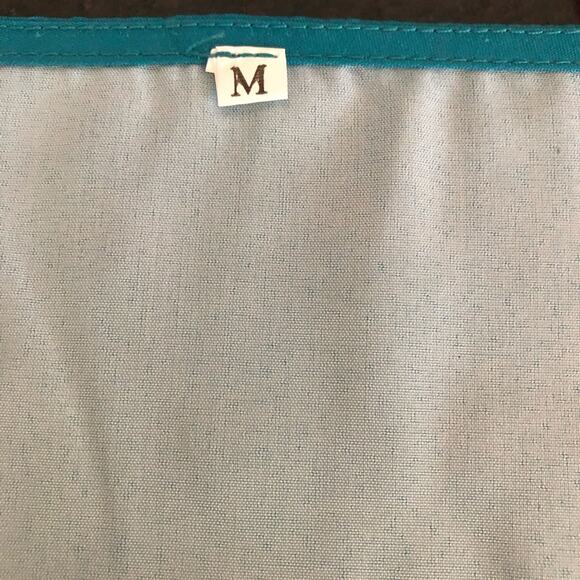 Teal abstract fox design short sleeve blouse tunic - Picture 6 of 8